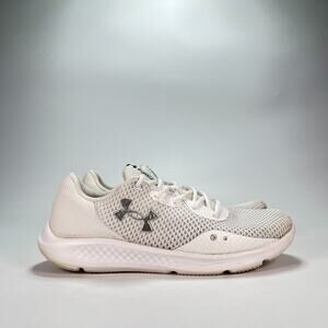 Under Armour Charged Pursuit 3 White Running Shoes 3024878-101 Mens Size 10